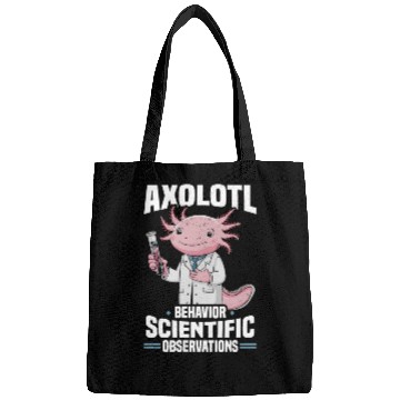 Discover Axolotl Science Teacher Mexican Salamander Bags