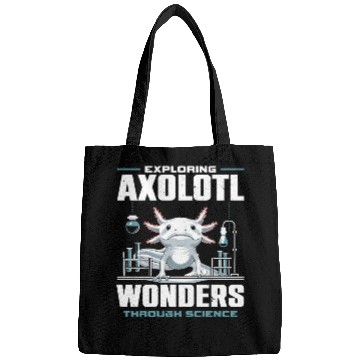 Discover Axolotl Science Teacher Mexican Salamander Bags