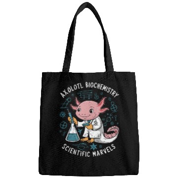 Discover Axolotl Science Teacher Mexican Salamander Bags
