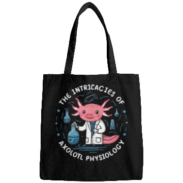Discover Axolotl Science Teacher Mexican Salamander Bags