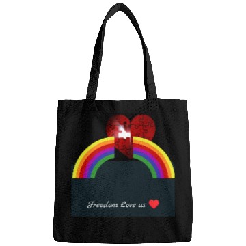 Discover Freedom Love Us Pride Month Bags