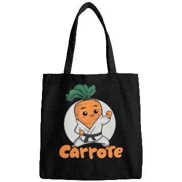 Discover Cute Karate Carrot Design Bags