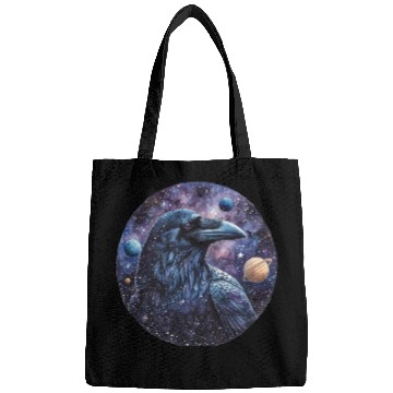 Discover Celestial Raven Clipart Clipart, Crow Bird Witch Bags