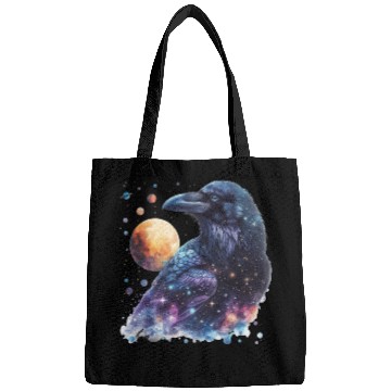 Discover Celestial Raven Clipart Clipart, Crow Bird Witch Bags