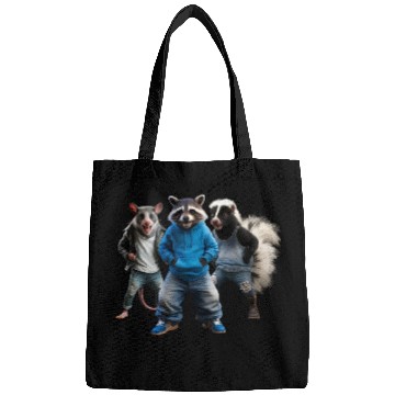 Discover STREET CATS, RACCOON POSSUM SKUNK Bags