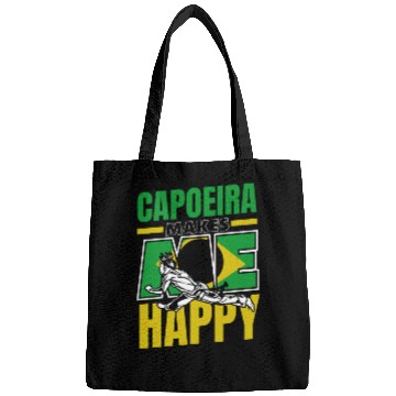 Discover Capoeira Makes Me Happy Capoeirista Ginga Dance Bags