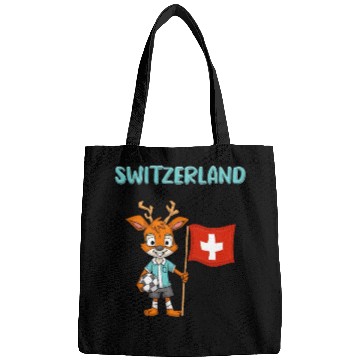 Discover Switzerland Deer / Swiss Fans Bags