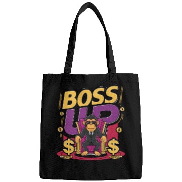Discover Boss Up Monkey Design Bags