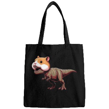 Discover Hamster Dino T-Rex mythical creature fantasy Bags
