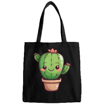 Discover Cute Kawaii Cactus Clipart, Cute Cactus PNG Bags