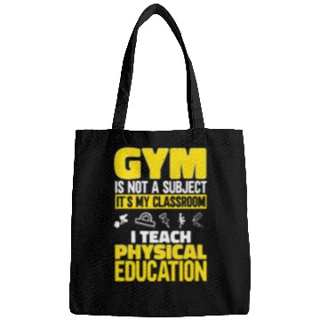 Discover PE Teacher I Teach Physical Education Teacher Bags