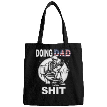 Discover Doing Hot Dad Shit US Vintage Skeleton Bags