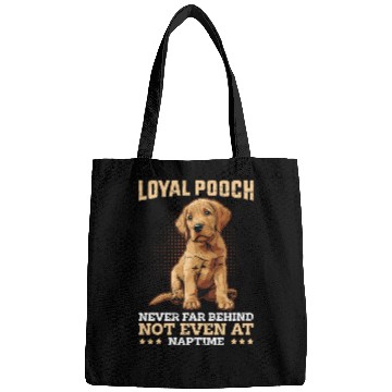 Discover Labrador Loyal Pooch Never Far Funny Labrador Bags