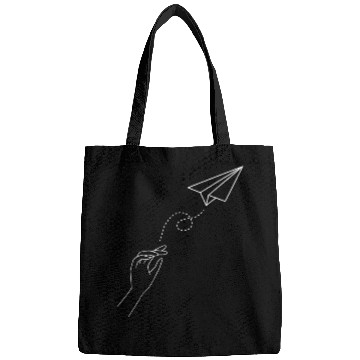 Discover Paper Airplane Wanderlust Traveler Pilot Bags