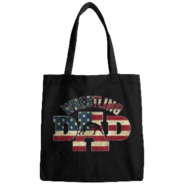 Discover Wrestling Dad Gifts American Bags