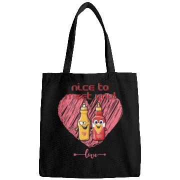Discover Ketchup and mustard love Bags