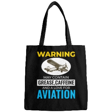 Discover Aircraft Mechanic Aviation Technician Coffee Funny Bags