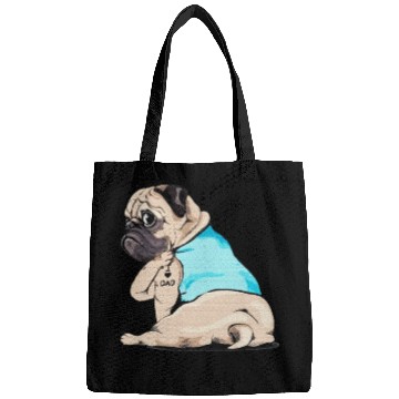Discover PUGS LOVE DAD Bags