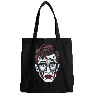 Discover Nerdy Nerd Sad Clown Face Bags