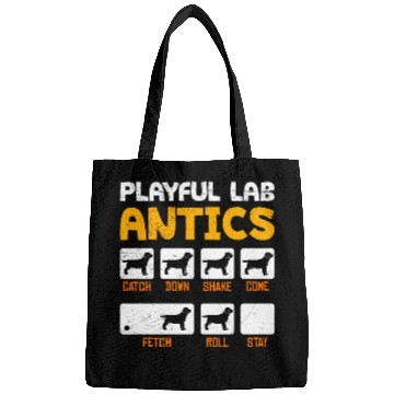 Discover Labrador Owner PLAYFUL LAB ANTICS Funny Bags