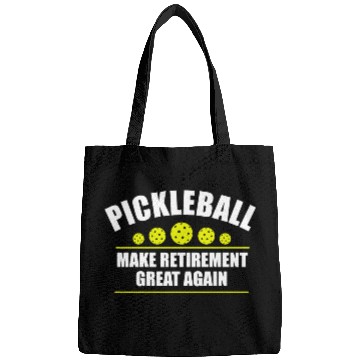 Discover Pickleball Make Retirement Great Again Bags