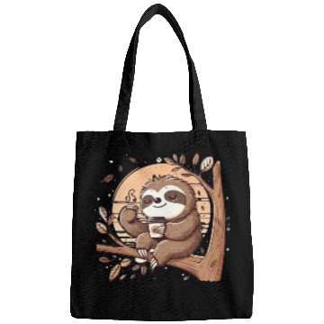Discover Sloth Drinking Coffee Bags