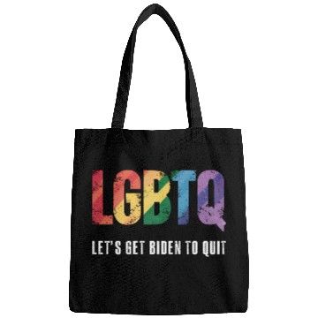 Discover LGBTQ Lets Get Biden To Quite Gay Pride Bags