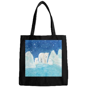 Discover Polar Bears (Ursus maritimus) - Bear Mother & Cubs Bags