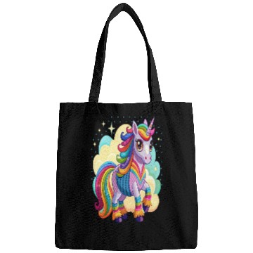 Discover Crochet Rainbow Unicorn Bags