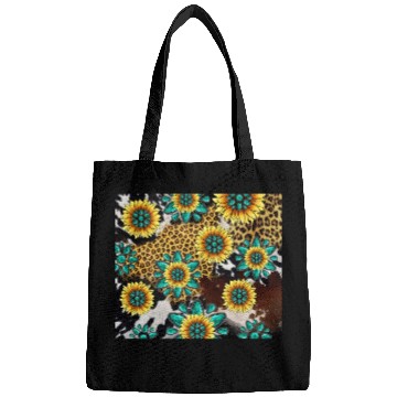 Discover Turquoise Gemstone Sunflowers Leopard Cowhide Bags