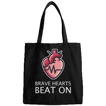 Discover CHD Awareness Brave Hearts Beat On Bags