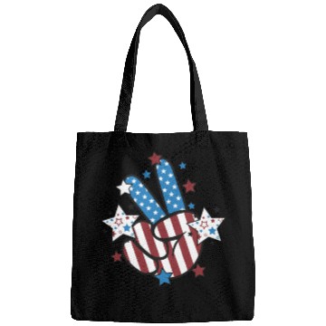 Discover Peace Sign Freedom Bags