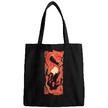 Discover Japanese Dragon Sunset Tattoo Bags