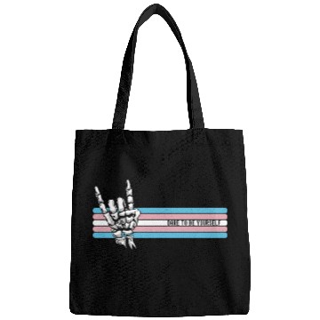 Discover Dare to be Yourself, Rock Skull LGBTQ Ally Bags