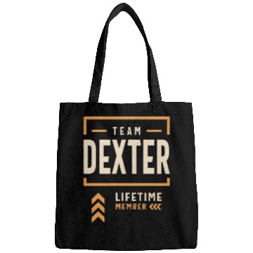 Discover Team Dexter Lifetime Member Funny Name Dexter Bags