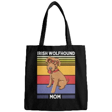 Discover Mothers Day Dog With Sunglasses Irish Wolfhound Bags