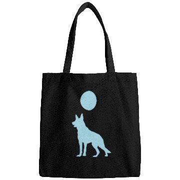 Discover German Shepherd Celestial GSD Dog Moon Tarot Bags