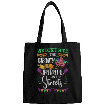 Discover Mardi Gras Music Louisiana Queen Bags