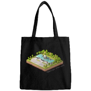 Discover Geometric low poly White House Bags