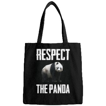 Discover Respect The Panda Photo Animal Lover Cute Panda Bags