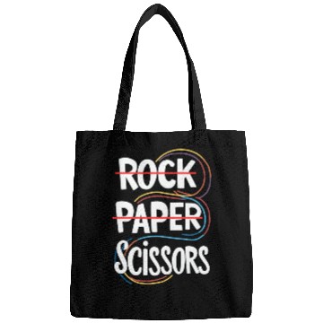 Discover Rock Paper Scissors Lesbian Funny Gay Pride LGBT Bags