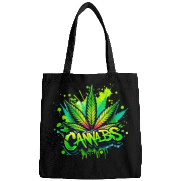 Discover Cannabis Green Bags