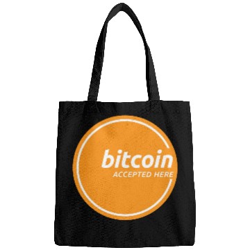 Discover Bitcoin Accepted Here Promo Bags