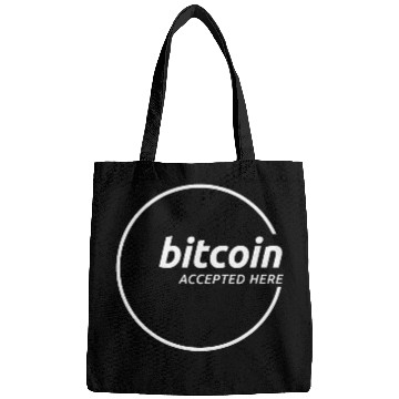 Discover Bitcoin Accepted Here Promo Bags