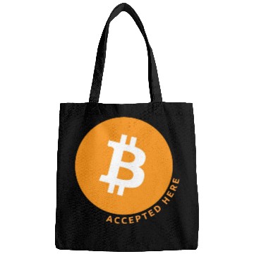 Discover Bitcoin Accepted Here Promo Bags