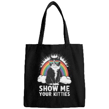 Discover Show Me Your Kitties Funny Lesbian Gay Pride LGBT Bags