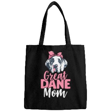 Discover Great Dane Mom Dog Lover Dog Mom Bags
