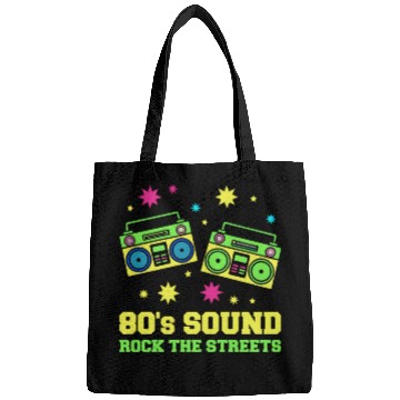 Discover 80s Boomboxes Rock the Streets Bags