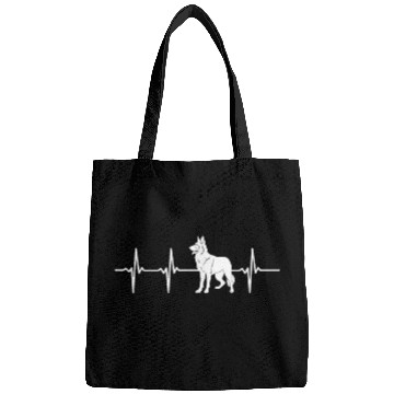 Discover German Shepherd HEART BEAT German Shepherds Bags