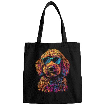 Discover Goldendoodle Sunglasses Funny Doodle Bags